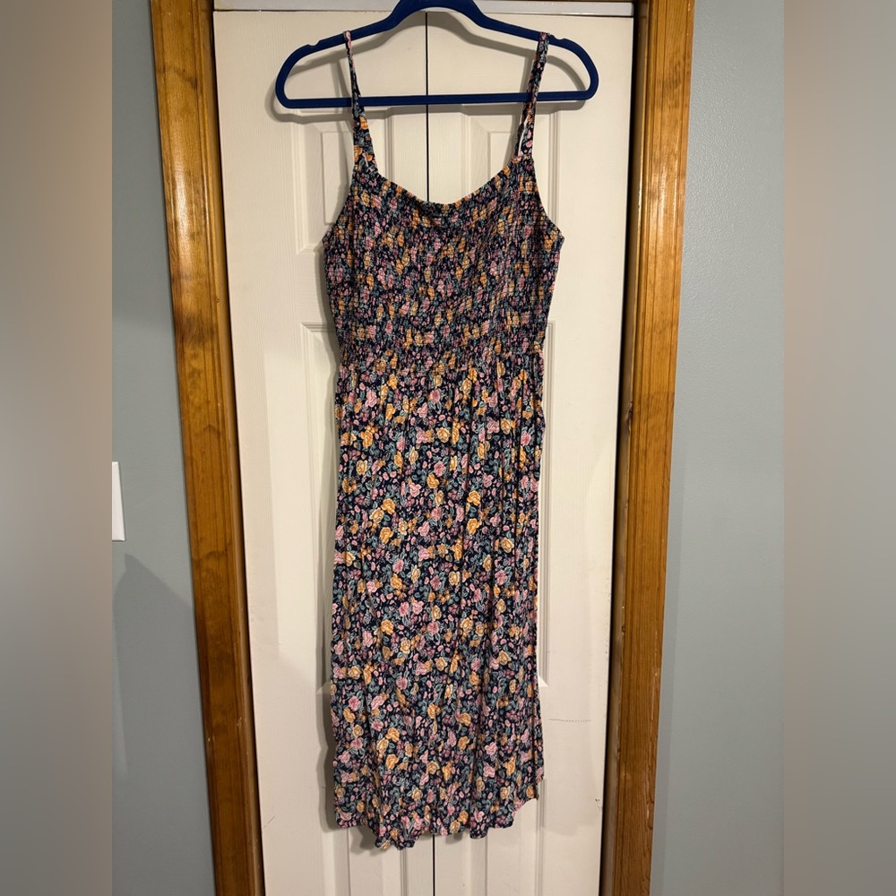 Old Navy Floral Midi Cami Dress